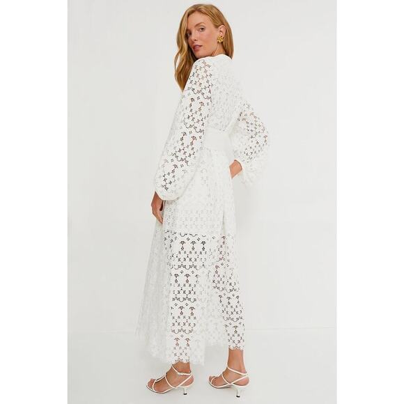 TUCKERNUCK White Lace Calliope Dress Size XL NWT Retail $328 Tuckernuck - Picture 2 of 8